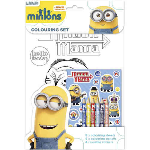 coloring set Minions