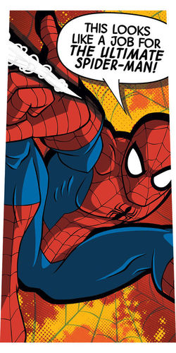 toalla algodon Spiderman 70x140