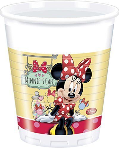 8 plastic cup Minnie 200ml