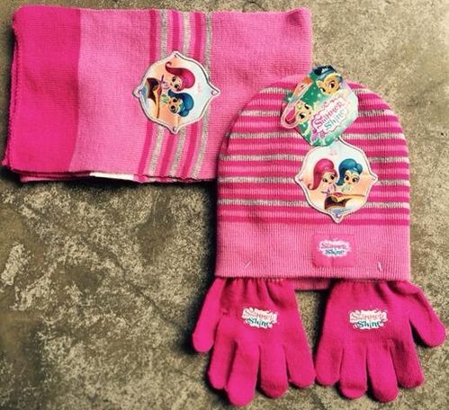 Hat, Scarf and Gloves Shimmer Shine