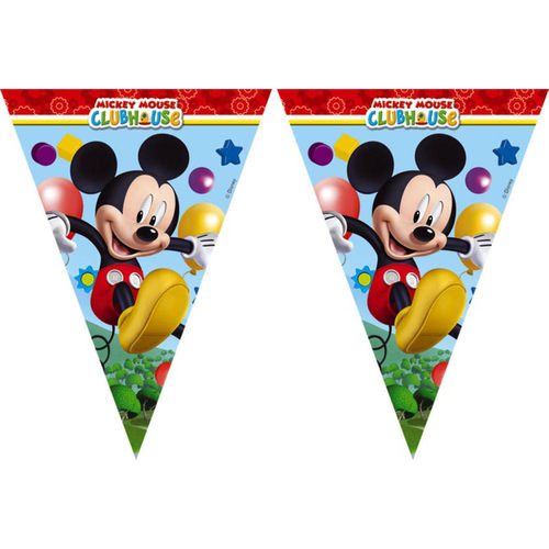 plastic Flag Banner Mickey 230cm