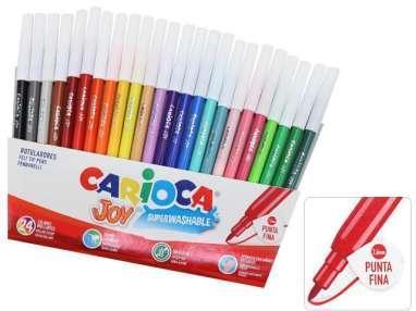 24 watercolor felt tip pens CARIOCA