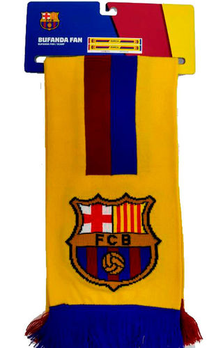 écharpe double FC Barcelona 150x18cm