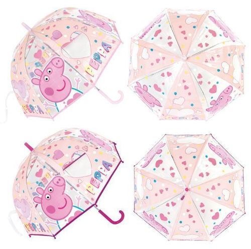 umbrella transparent Peppa Pig 48cm