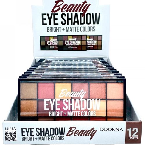 EYESHADOW 18 COLORES BEAUTE (1.45€ UNIDAD) PACK 12 D'DONNA