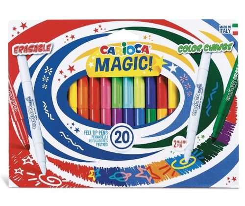 20 watercolor felt tip pens magic CARIOCA