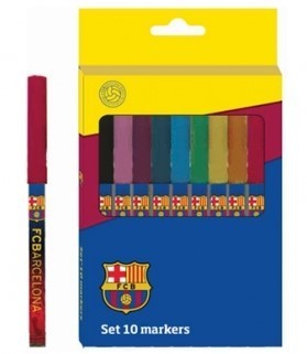 10 pencil color FC Barcelona