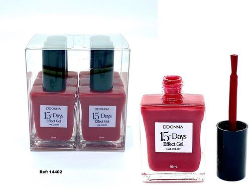 nail polish 15 days efect gel (0,55€/pcs) PACK 6 D'DONNA