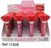 LIPGLOSS KISS FOREVER (0.65€ UNIDAD) PACK 16 LETICIA WELL