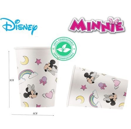 6 gobelet papier Minnie