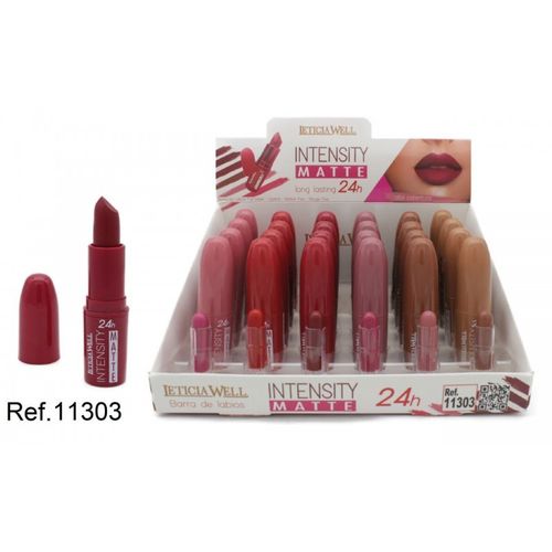 LIPSTICK (0.75€ UNIDAD) PACK 24 LETICIA WELL