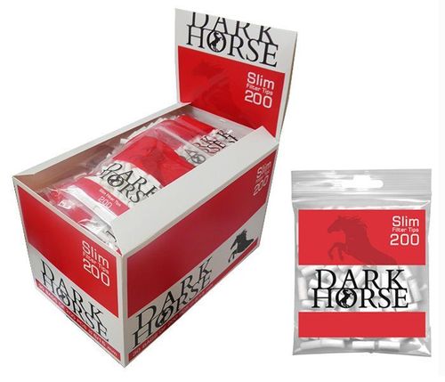 Filtro Dark Horse Slim 6 mm 200. Caja de 30  bolsitas