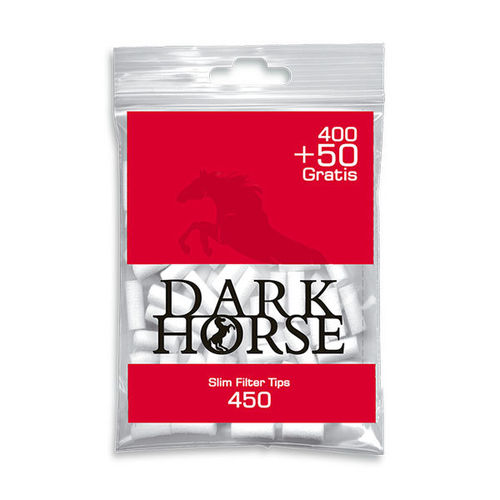 Filtro Dark Horse Slim 6 mm 450 +50 gratis. Caja de 50  bolsitas