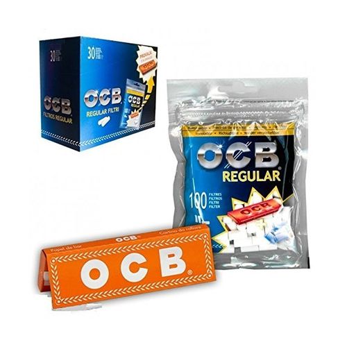 Filtro Ocb Regular 8 MM + Librito Naranja Nº1(100X30)