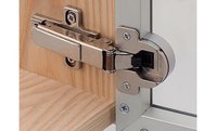 Standard hinge for doors with aluminium frame
