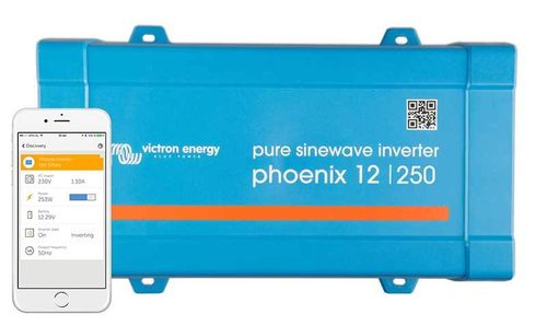 Convertisseur onde pure 12V-230V 250VA Phoenix VE.direct Victron Energy