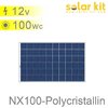 Solar Panel 100Wp 12V polycrystalline NX