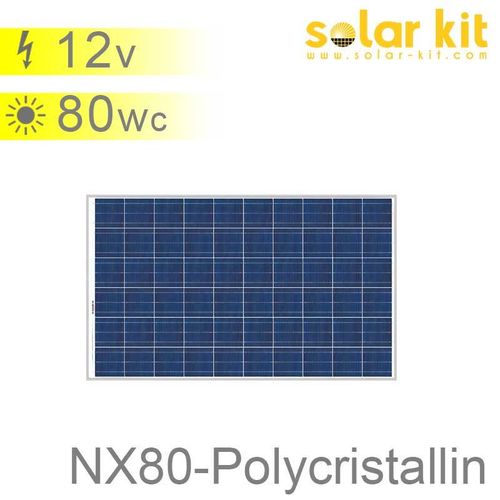 Solar Panel 80Wp 12V polycrystalline NX