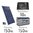 Kit solaire photovoltaique 12v 150Wc + batterie gel 150Ah UC pt