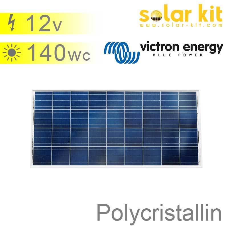 Enjoysolar® Panneau solaire polycristallin en polycristallin 140 W idéal pour système de 12 V PV 