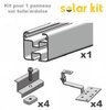 Solar Panel Mounting kit for pitched roof - 1 solar panel 35mm