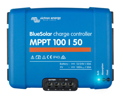 Régulateur de charge solaire 50A 12V/24V MPPT Victron Energy 100Voc pt