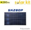 Solar panel 280 Wp  poly