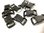 10mm Black Delrin Plastic Side Squeeze Release Buckle x 10