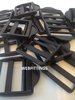 50mm Black Plastic Ladderlock Buckles x 100