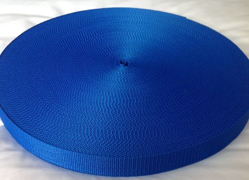 25mm Webbing Royal Blue Textured Weave x 50 metres