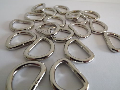 20mm Welded Metal D Ring Buckles x 500