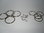 30mm Round Split Rings For Key Rings Bags Purses x 10