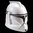 Clone Trooper Helmet 2 pce Mask Ex display item