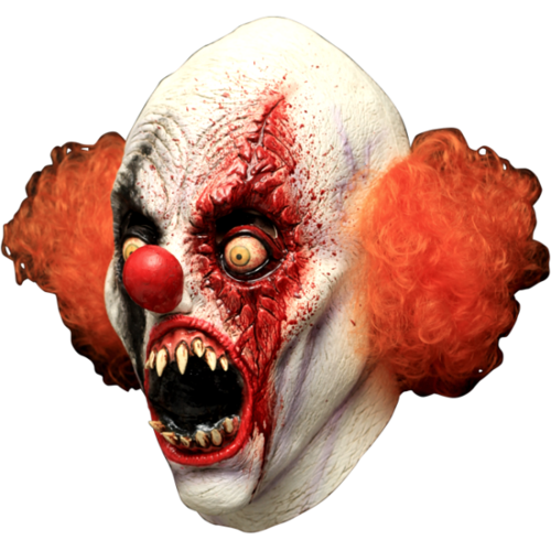 Maschera horror clown malvagio mascherina pagliaccio