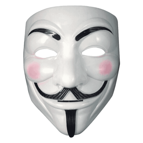 V for Vendetta Anonymous movie hacker mask - Halloween