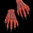lattice mani orrore rosso