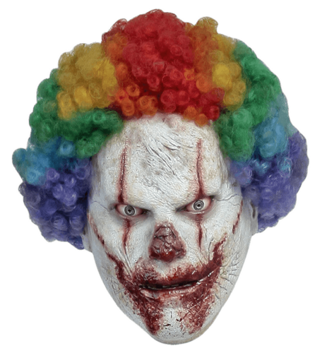 THE CLOWN latex horror movie Joker mask deluxe - REDUCED