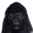 Latex Gorilla ape mask - Gorilla latex horror movie mask