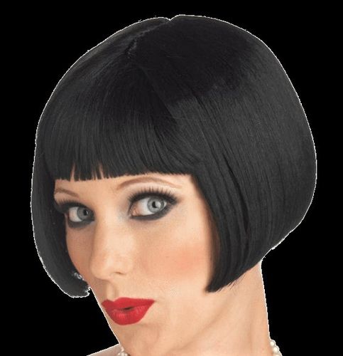 Wig Glamour doll style - deluxe black glamour style wig