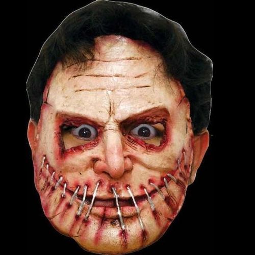 Una máscara horrific sangrienta del horror del látex
