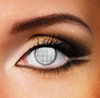 Weiß mesh Kontaktlinsen Ein Paar kosmetische Kontaktlinsen