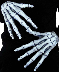 Skeleton reaper bones Hands gloves - Halloween