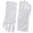 Una coppia di adulti guanti bianchi per clown, fantasmi