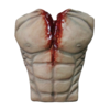 One bloody chest made of latex costume chest front - REDUCED