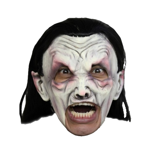 Deluxe Zombie Clown Chinless Halloween Latex Horror Kostüm Maske Mit Kinnriemen
