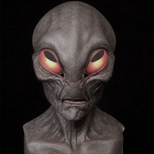 Alien-Maske - Area 51 deluxe Maske