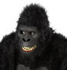 Gorilla masque réaliste - bouche Moving