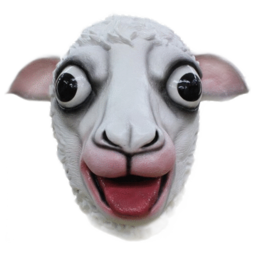máscara de látex animal de oveja - máscara de látex animal oveja