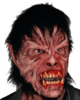 Werewolf mask with hair and teeth tight fit Wolf mask - WOLFMAN