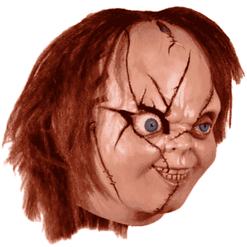 Chucky Braut von Chucky Puppenmaske Kinderspielmaske Film